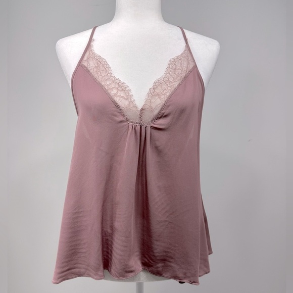 Zara Tops - NWT Zara lace cami blush pink size S